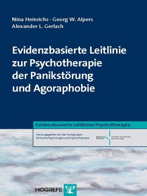 cover image of Evidenzbasierte Leitlinie zur Psychotherapie der Panikstörung und Agoraphobie
